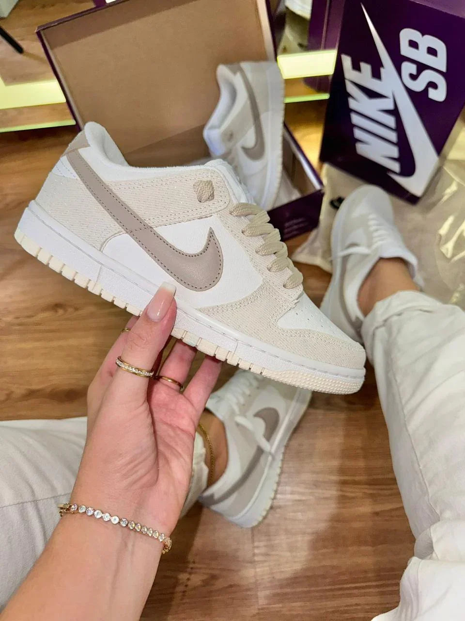 TÊNIS DUNK linha luxo Gliter