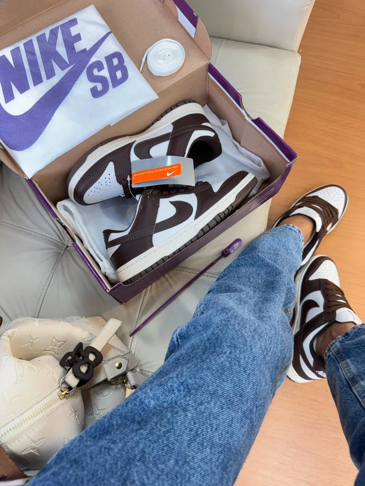 TÊNIS DUNK Cacau linha luxo