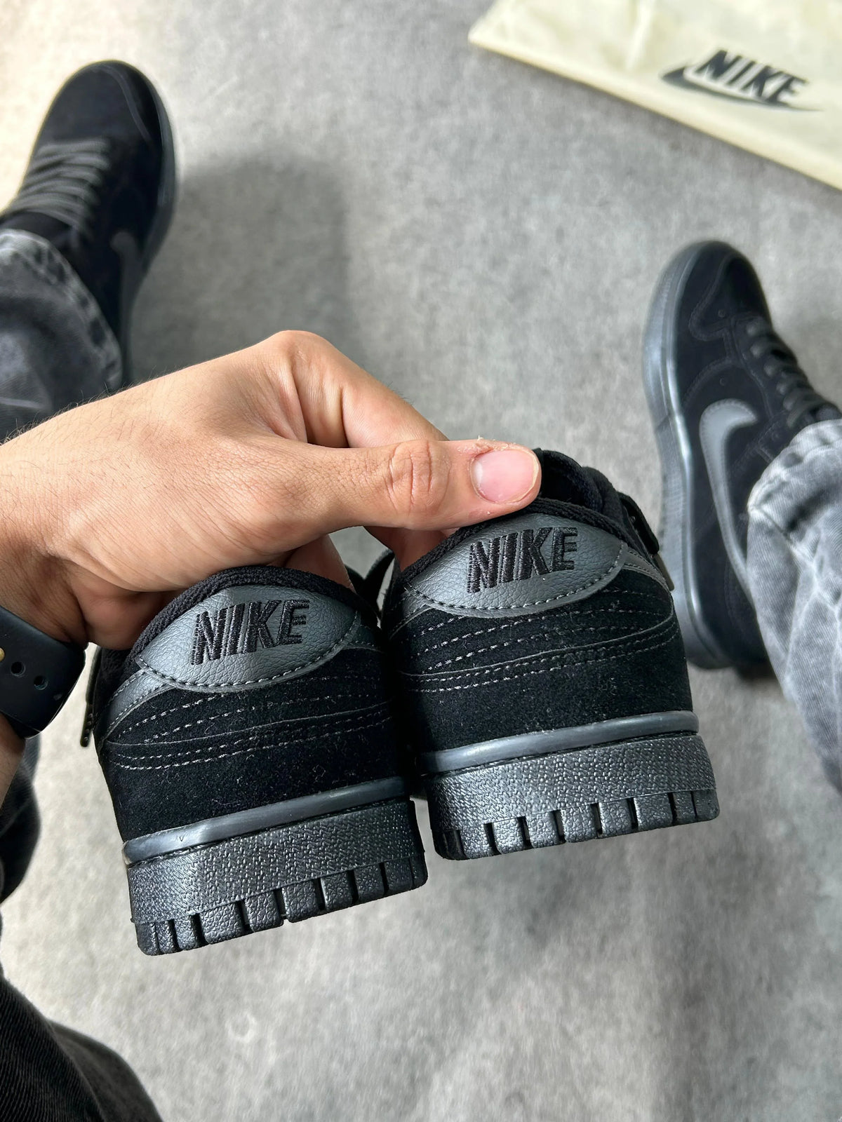 TÊNIS DUNK linha luxo All black