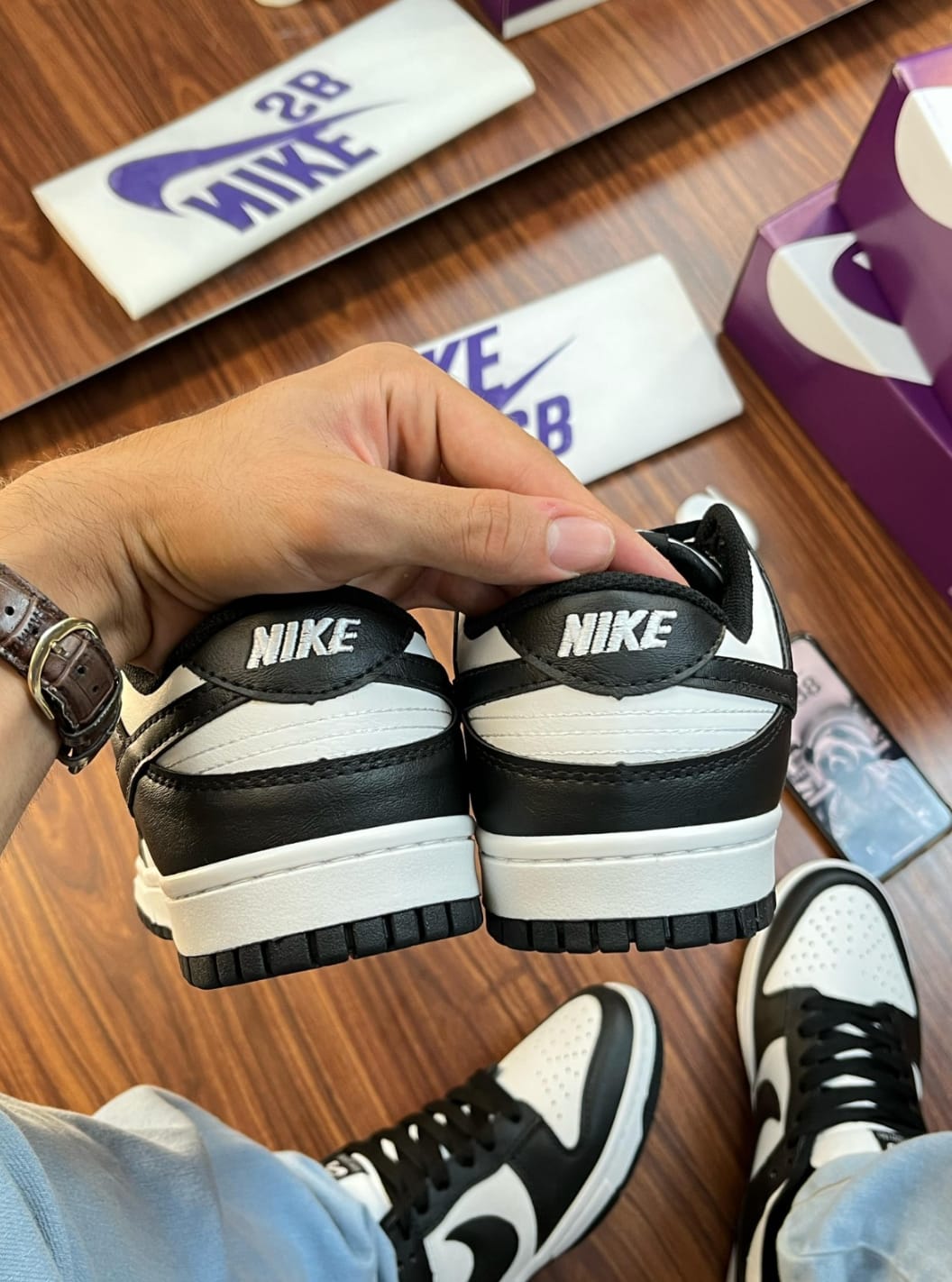 Tênis Dunk Low Panda Luxo