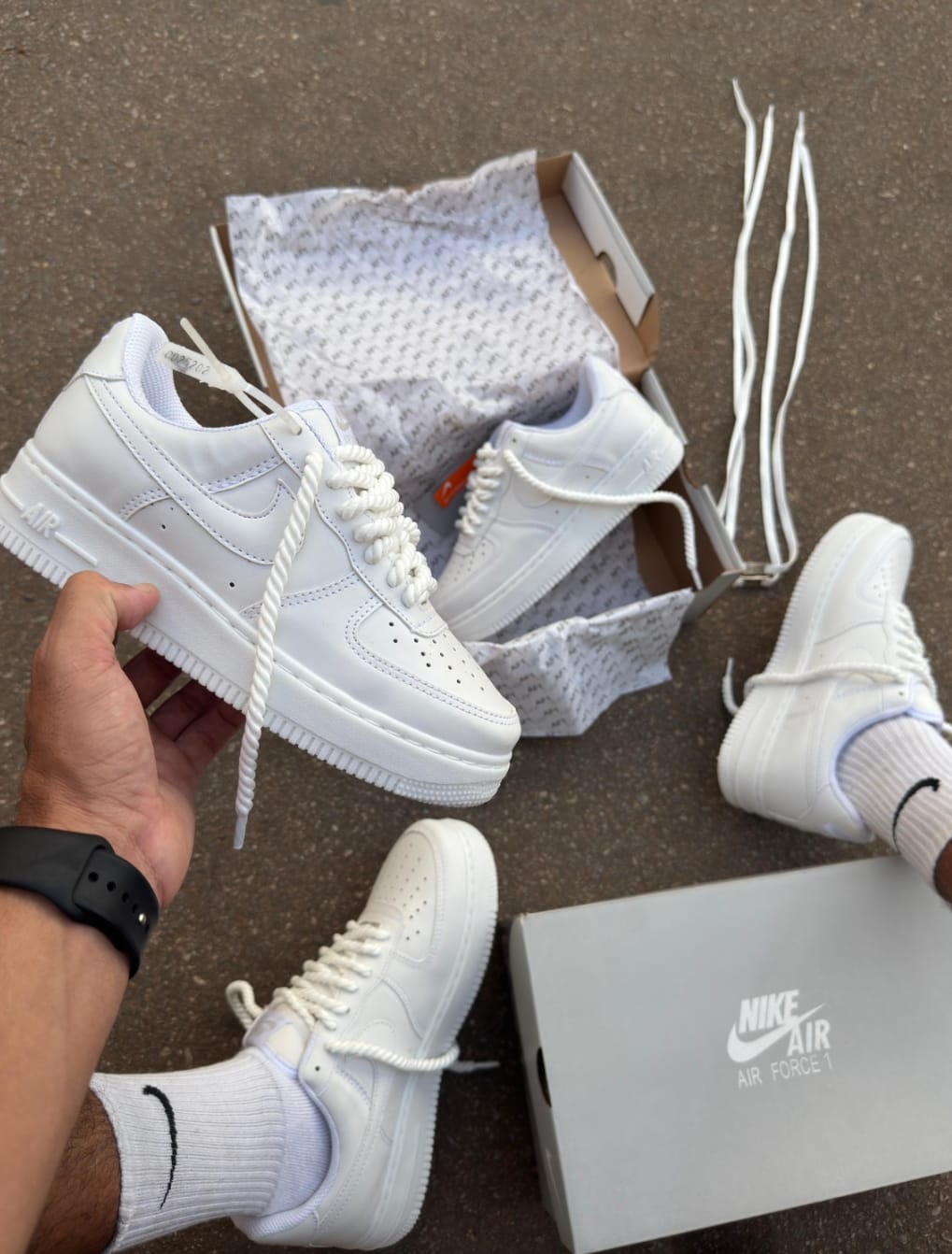 Tênis Air force 1 Corda